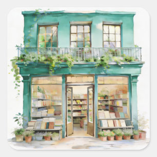 My Bookstore  Square Sticker