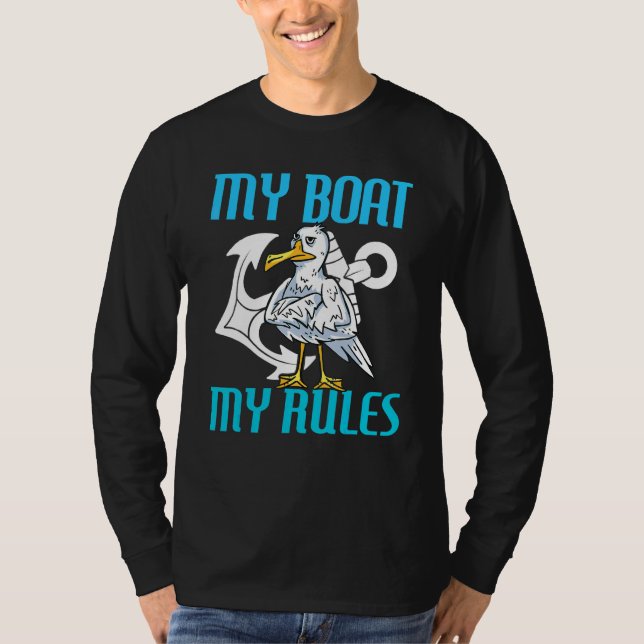 My Boot My Rules Seagull Captain T-Shirt (Front)