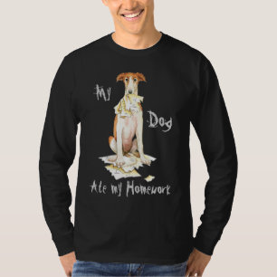My Borzoi Ate My Homework T-Shirt