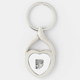 My Boxer Eats Better Than You Do Dog Lover Shirt_1 Key Ring