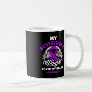 My Boyfriend's Wings Cover My Heart End Overdose  Coffee Mug