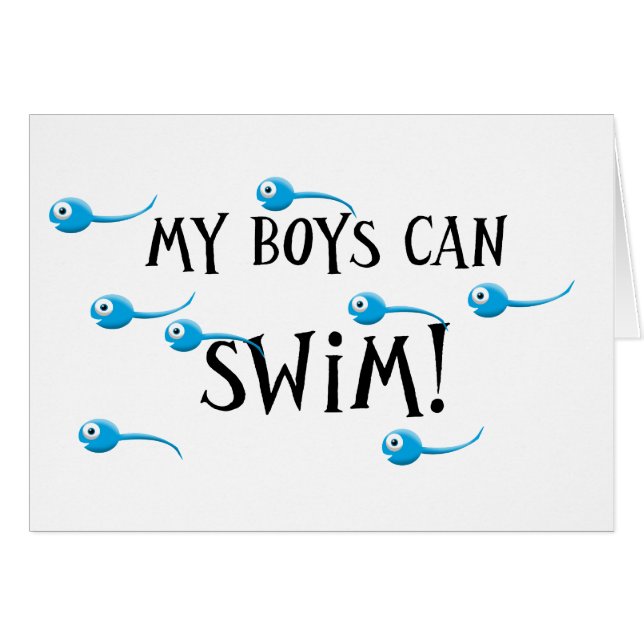 my boys can swim (Front Horizontal)