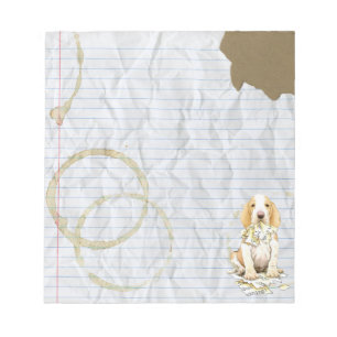 My Bracco Italiano Ate My Lesson Plan Notepad