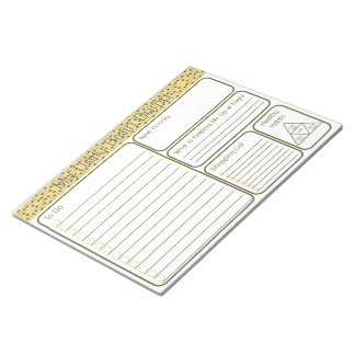 My Brain Dump To Do List Notepad