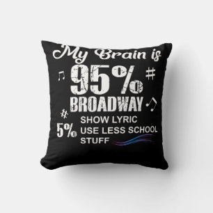 My Brain is 95% Broadway Cushion