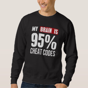 My Brain Is 95 Cheat Codes Coder Programmer Tee