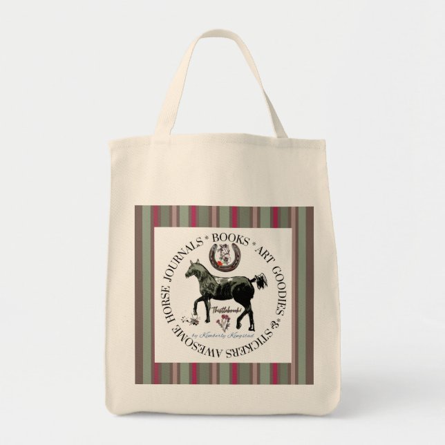 MY BRAND, STRIPES TOTE BAG (Front)