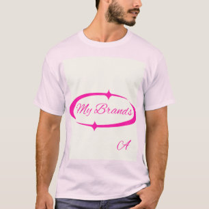 My Brands" Pink Oval Logo Men's T-Shirt