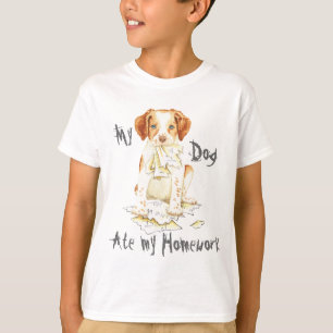My Brittany Ate My Homework T-Shirt