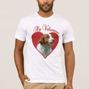 My Brittany Spaniel Valentine T-Shirt