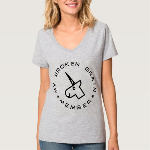 My Broken Brain Member Football Tee
