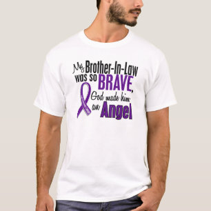 My Brother-In-Law Is An Angel Pancreatic Cancer T-Shirt