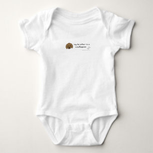 my brother is a cockapoo - more dog breeds in shop baby bodysuit