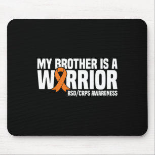 My Brother Is A Warrior Orange Ribbon Rsdcrps Awar Mouse Pad