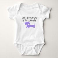 My Brother is a Wiener Dachshund Baby Outfit Gift