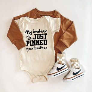 My Brother Just Pinned Your Brother Wrestling Baby Bodysuit