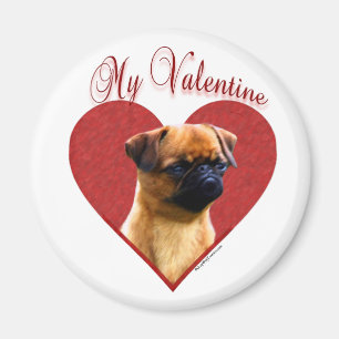 My Brussels Griffon Valentine Magnet