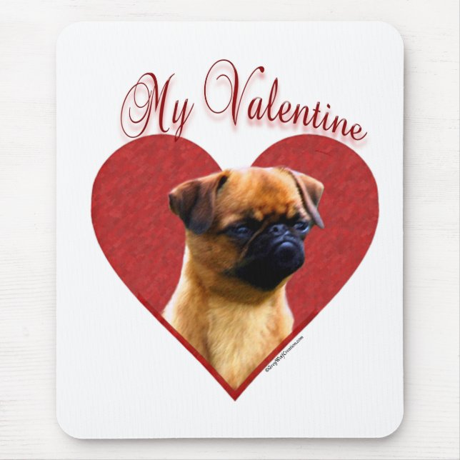 My Brussels Griffon Valentine Mouse Pad (Front)