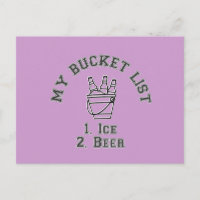 My Bucket List Humour - Ice & Beer
