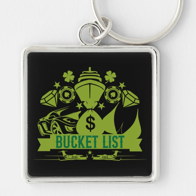 My Bucket List Key Ring (Front)