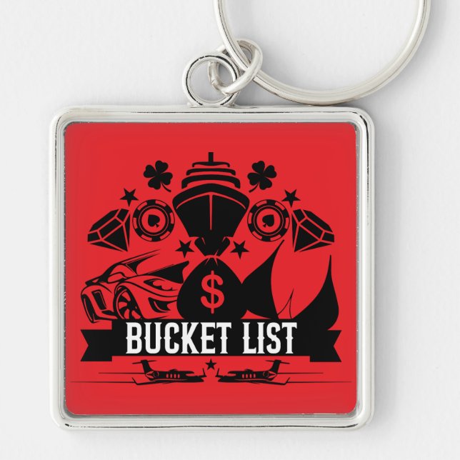My Bucket List Key Ring (Front)