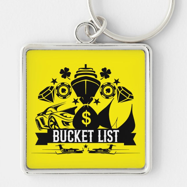 My Bucket List Key Ring (Front)