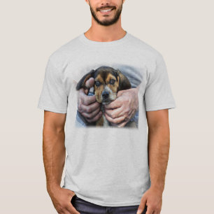 My Buddy Beagle Puppy Photographic Art T-Shirt