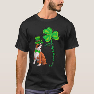 My Bull Dog Is My Lucky Charm Shamrock St Patrick' T-Shirt