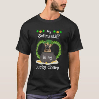 My Bullmastiff Is My Lucky Charmp Saint Patrick's T-Shirt