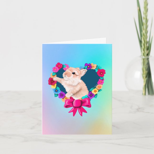 My Bunny Valentine Card (Front)
