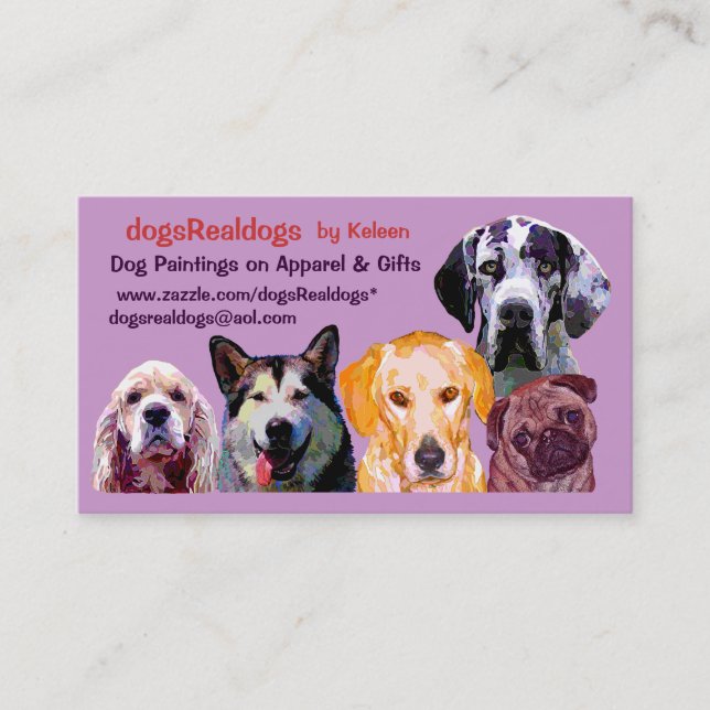 My bus crd business card (Front)