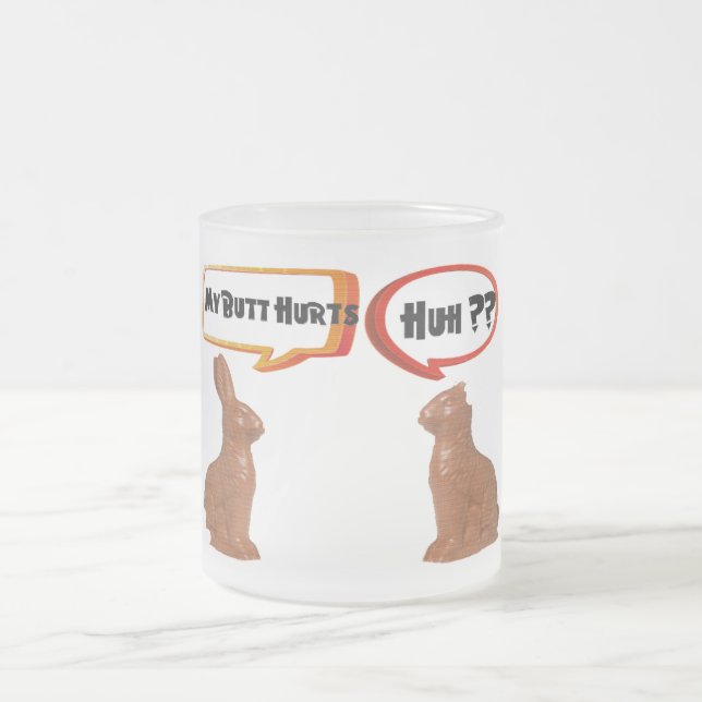 my butt hurts funny mug design (Center)