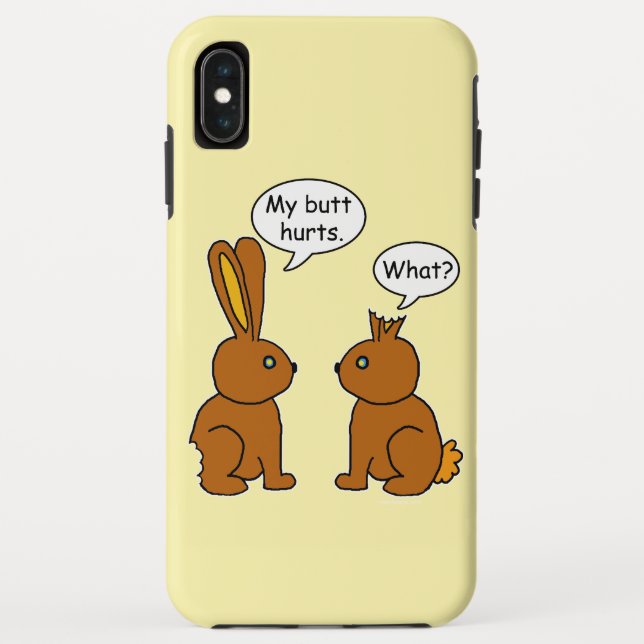My Butt Hurts! - What? Case-Mate iPhone Case (Back)
