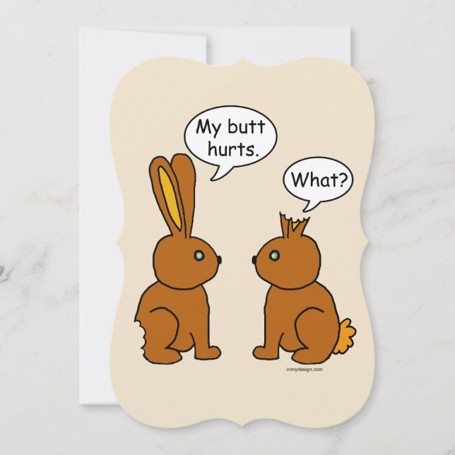 My Butt Hurts! What? Funny (Front)
