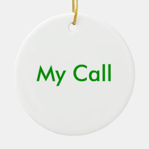 My Call Ceramic Tree Decoration