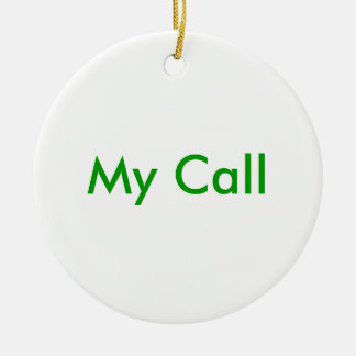 My Call Ceramic Tree Decoration