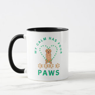 My Calm has four paws Mug