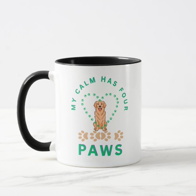 My Calm has four paws Mug (Left)