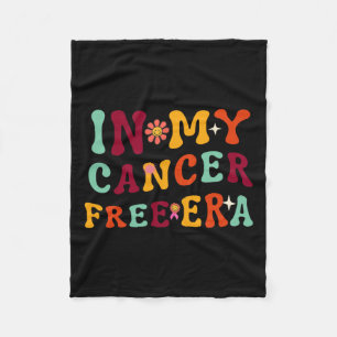 My Cancer Free Era Survivor Breast Cancer Awarenes Fleece Blanket
