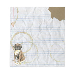 My Cane Corso Ate My Lesson Plan Notepad