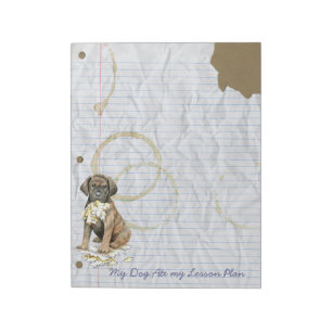 My Cane Corso Ate My Lesson Plan Notepad
