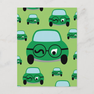 My Car Is Smart Postcard