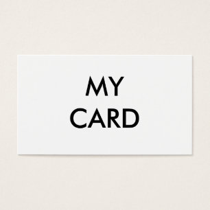 MY CARD