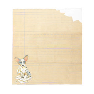 My Cardigan Welsh Corgi Ate my Homework Notepad