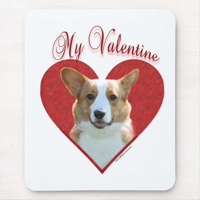 My Cardigan Welsh Corgi Valentine Mouse Pad (Front)