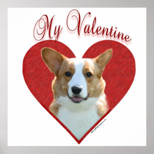 My Cardigan Welsh Corgi Valentine Poster