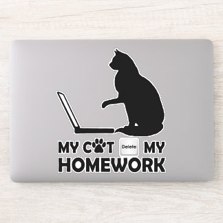 My cat deleted my homework