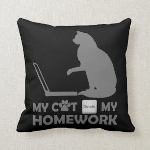 My cat deleted my homework cushion