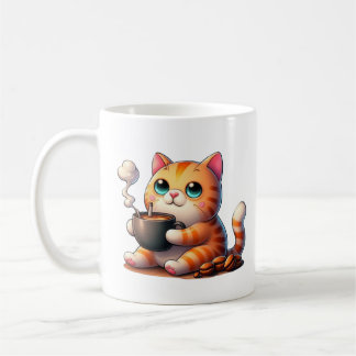 My cat drink coffee mug