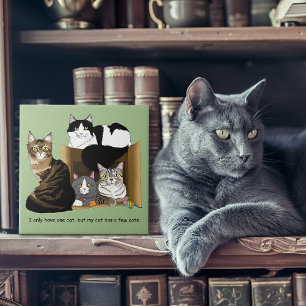 My Cat has Cats Tile